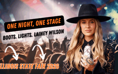 Boots. Lights. Lainey Wilson. Illinois State Fair 2026